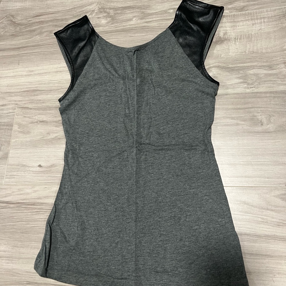 Express Leather Tank Top